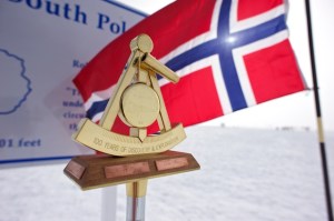 Geographic South Pole marker for 2011